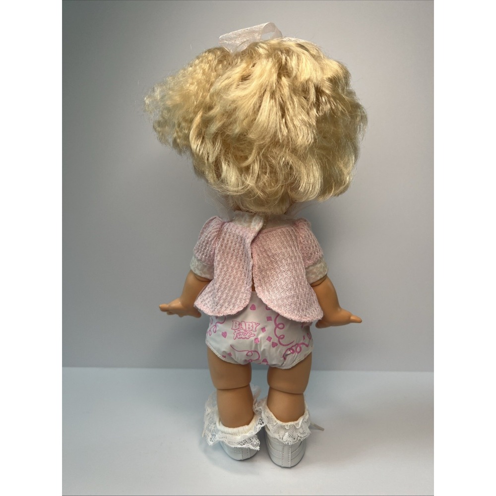 Vintage 1990 Galoob Baby Face So Innocent Cynthia #7 Original Top Blue Eyes - Picture 6 of 16